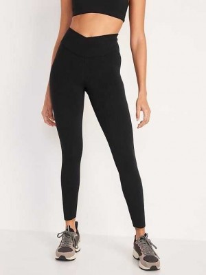 Vêtements De Sport Old Navy Extra High-Waisted PowerChill 7/8 Leggings Femme Noir | 094-TMBAXQ
