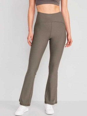 Vêtements De Sport Old Navy Extra High-Waisted PowerLite Lycra ADAPTIV Flare Leggings Femme Grise | 051-NDYSGV