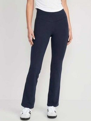 Vêtements De Sport Old Navy Extra High-Waisted PowerChill Slim Boot-Cut Pants Femme Bleu Marine | 836-JNGQSL