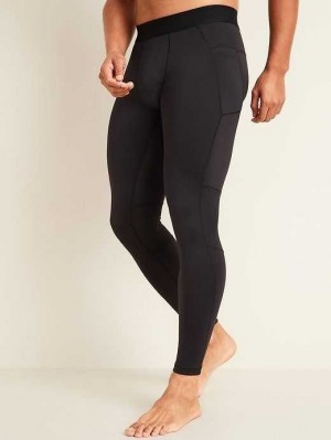 Vêtements De Sport Old Navy Go-Dry Cool Odour-Control Base Layer Tights Homme Noir | 809-PVKQCS