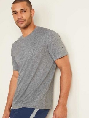 Vêtements De Sport Old Navy Go-Dry Cool Odor-Control Core T-Shirt Homme Grise Foncé | 643-QXCDJP