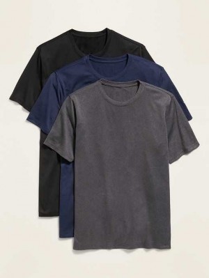 Vêtements De Sport Old Navy Go-Dry Cool Odor-Control Core T-Shirt 3-Pack Homme Multicolore | 085-IHJEDN