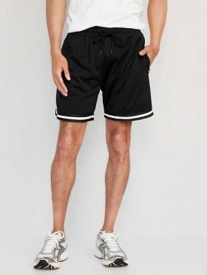 Vêtements De Sport Old Navy Go-Dry Mesh Basketball Shorts Homme Noir | 093-RSVPIO