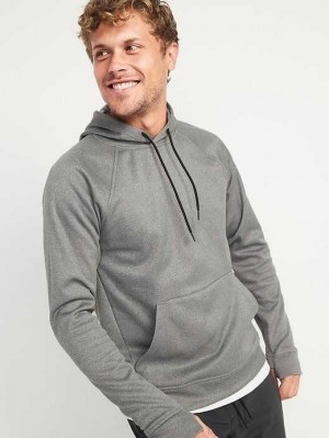 Vêtements De Sport Old Navy Go-Dry Performance Pullover Hoodie Homme Grise | 638-IWVZRE