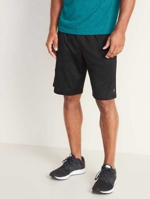 Vêtements De Sport Old Navy Go-Dry Side-Panel Performance Shorts Homme Noir | 328-QLNUEJ
