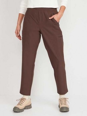 Vêtements De Sport Old Navy High-Waisted All-Seasons StretchTech Slouchy Taper Cargo Pants Femme French Roast | 205-WTKYJD