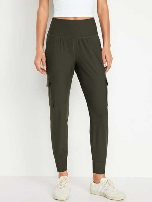 Vêtements De Sport Old Navy High-Waisted PowerSoft Cargo Joggers Femme Lost In The Woods | 426-RKMECQ