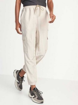 Vêtements De Sport Old Navy High-Waisted StretchTech Cargo Jogger Pants Femme Beige | 198-SPIJLQ