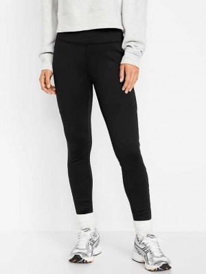 Vêtements De Sport Old Navy High-Waisted UltraCoze Leggings Femme Noir | 519-HFWABU