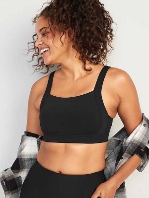 Vêtements De Sport Old Navy High Support PowerSoft Convertible Sports Bra Femme Noir | 589-OJLCDV
