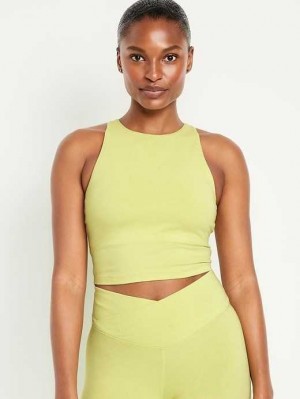 Vêtements De Sport Old Navy Light Support PowerChill Longline Sports Bra Femme Citrine | 816-ASOLYN