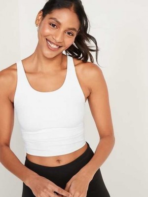 Vêtements De Sport Old Navy Light Support PowerSoft Adjustable Longline Sports Bra Femme Calla Lilies | 492-JYZVDU