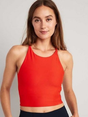 Vêtements De Sport Old Navy Light Support PowerSoft Longline Sports Bra Femme Mystic Fire | 485-NMPBJG