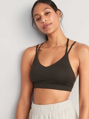 Vêtements De Sport Old Navy Light Support Lanières V-Neck Sports Bra Femme Lost In The Woods | 305-IDGBKJ