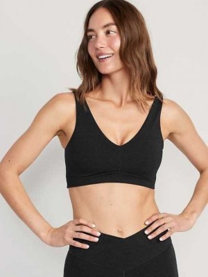 Vêtements De Sport Old Navy Light Support PowerChill Sports Bra Femme Grise Foncé | 147-WBPNUH