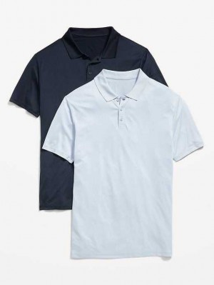 Vêtements De Sport Old Navy Performance Core Polo 2-Pack Homme Coastal Highway | 349-NPCTFZ