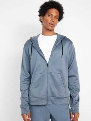 Vêtements De Sport Old Navy Performance Fleece Zip Hoodie Homme Wintry Waters | 247-WOXGJY