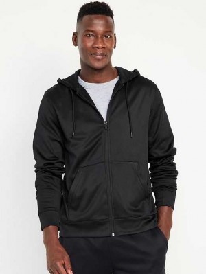 Vêtements De Sport Old Navy Performance Fleece Zip Hoodie Homme Noir | 907-QVRYAT