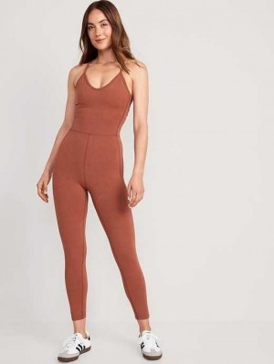 Vêtements De Sport Old Navy PowerChill 7/8 Cami Jumpsuit Femme Apple Cinnamon | 457-DVBKFW