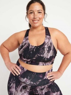 Vêtements De Sport Old Navy PowerPress Lanières Sports Bra Femme Grise | 547-WEZPTS