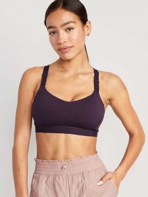 Vêtements De Sport Old Navy PowerSoft Adjustable-Brides Sports Bra Femme Nebula | 342-VEFCMI