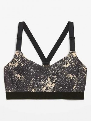 Vêtements De Sport Old Navy PowerSoft Adjustable-Brides Sports Bra Femme Bleu | 316-DBRQEA