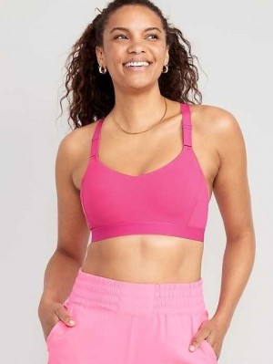 Vêtements De Sport Old Navy PowerSoft Adjustable-Brides Sports Bra XS-XXL Femme Fleur | 927-ZMHWIE