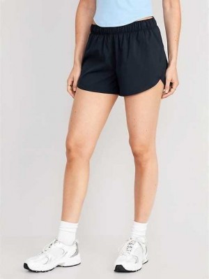 Vêtements De Sport Old Navy StretchTech Run Shorts Femme Bleu Marine | 973-LIQBKS