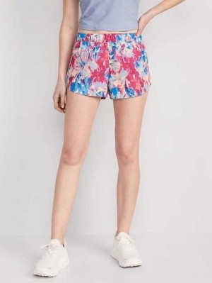 Vêtements De Sport Old Navy StretchTech Run Shorts Femme Rose Multicolore | 260-AYDCEN